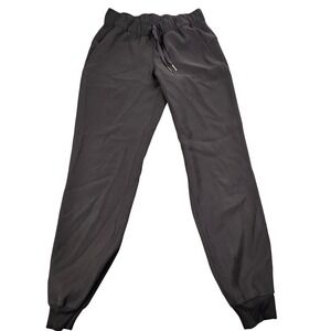 Lululemon On the Fly Jogger Black Luxtreme Drawstring Pants Women Size 2